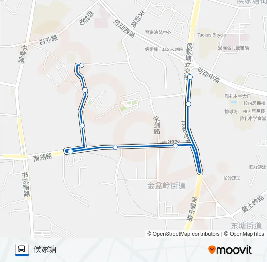 601区间线 Bus Line Map