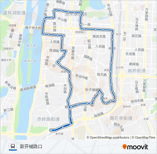 公交803外环路的线路图