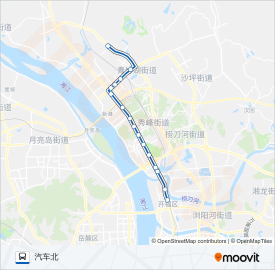 湾田国际专线 bus Line Map