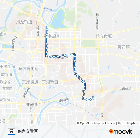 公交城乡公交1号路的线路图