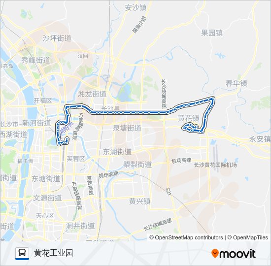 城乡公交2号线 Bus Line Map