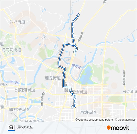 城乡公交3号线 bus Line Map