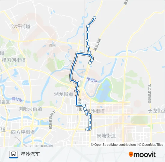 公交城乡公交3号路的线路图