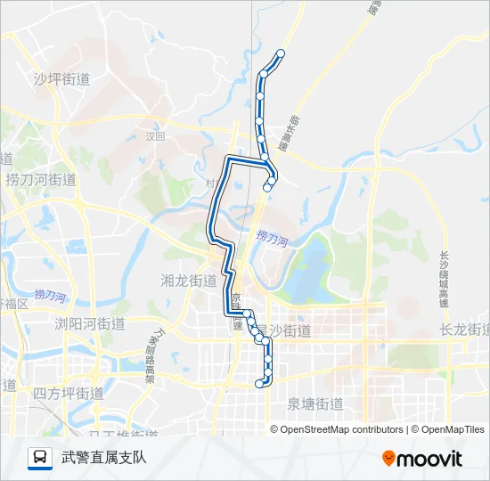 城乡公交3号线 Bus Line Map