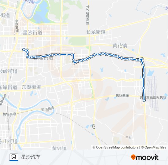 公交城乡公交4号路的线路图