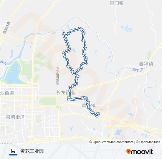 公交星通14环线路的线路图