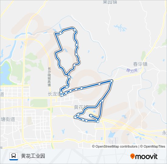 公交星通14环线路的线路图