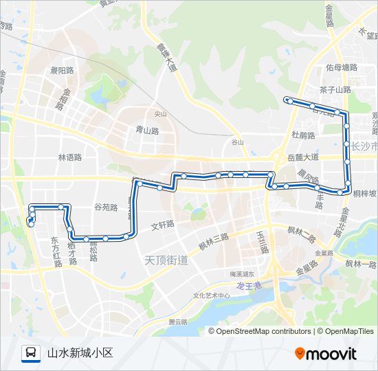 公交穿梭巴士3号路的线路图