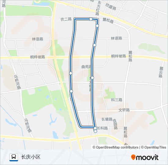 902外环区间线 bus Line Map