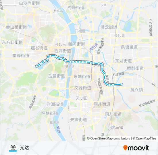 2号线 Metro Line Map