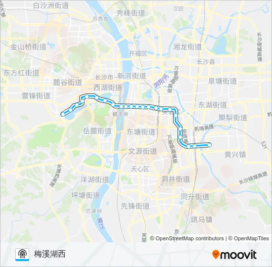 2号线 Metro Line Map