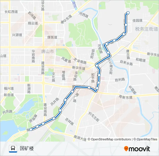 1路 Bus Line Map