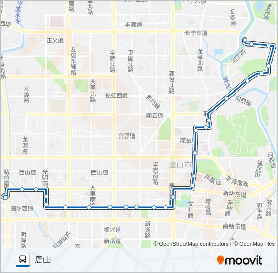 公交4路的线路图