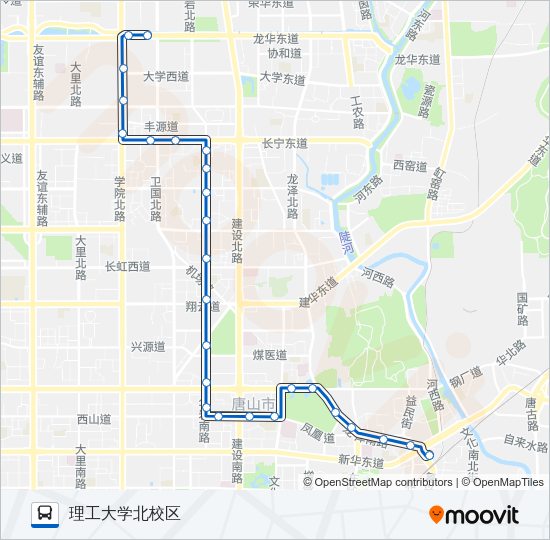 公交5路的线路图