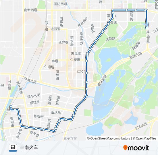 公交11路的线路图