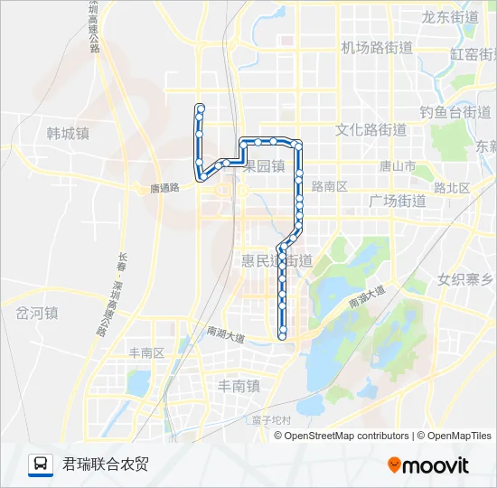 12路 Bus Line Map