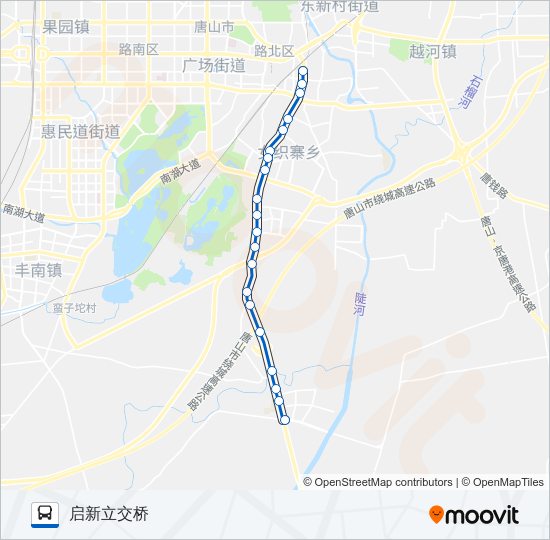 公交13路的线路图