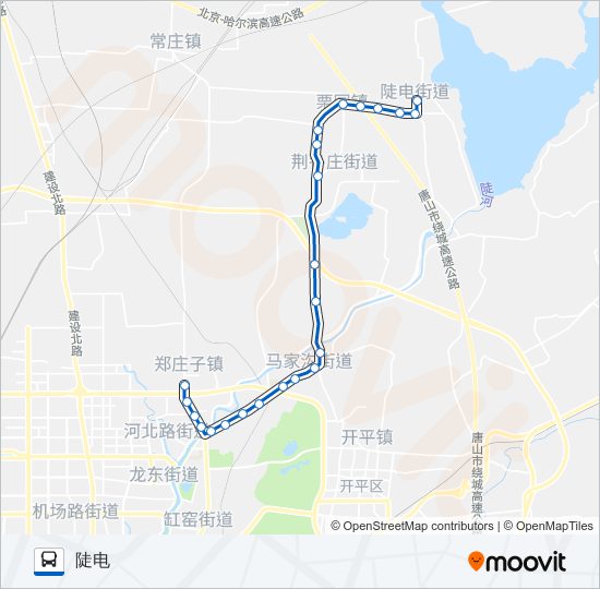 14路 bus Line Map