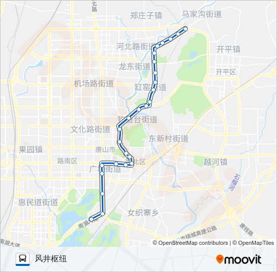 公交15路的线路图