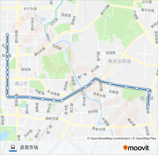 17路 Bus Line Map