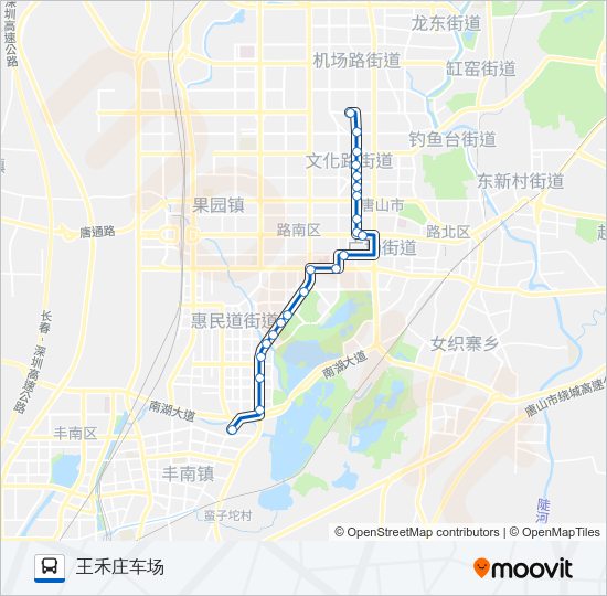公交25路的线路图