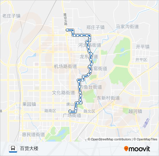 公交28路的线路图