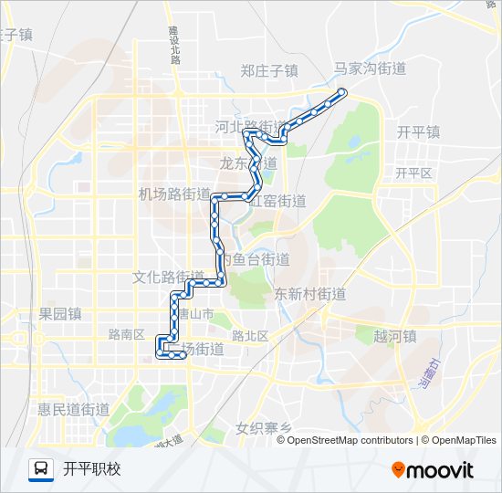 公交36路的线路图
