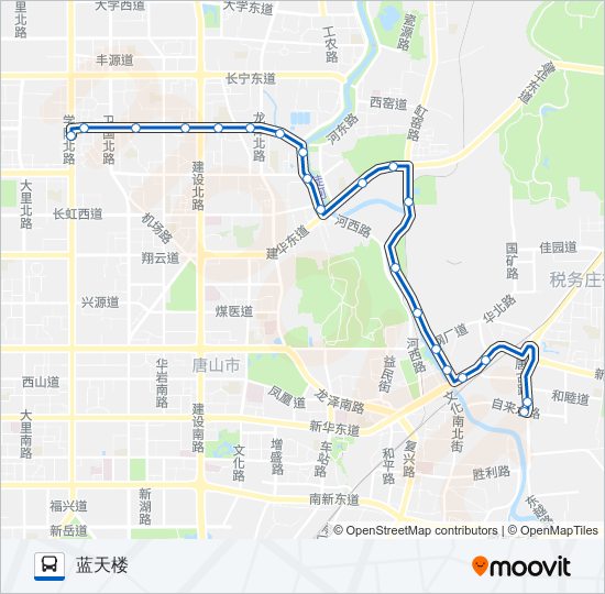 公交39路的线路图