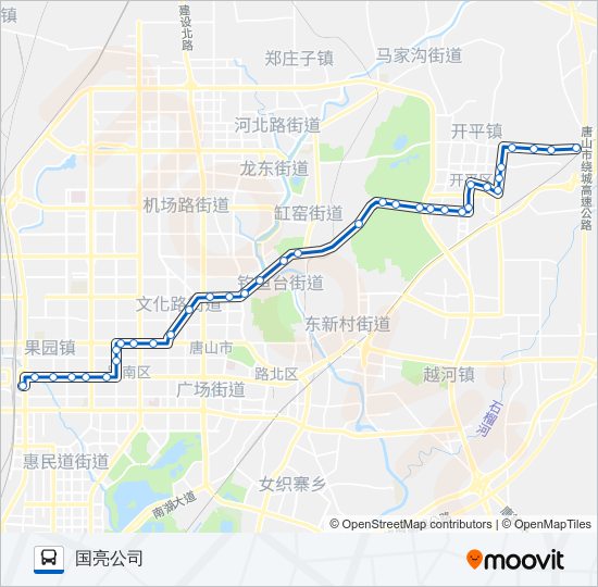 公交42路的线路图