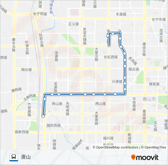 45路 Bus Line Map