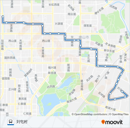 公交46路的线路图