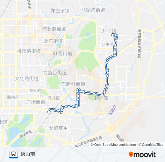 公交50路的线路图