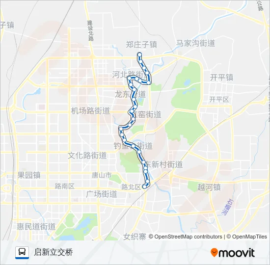 52路 Bus Line Map