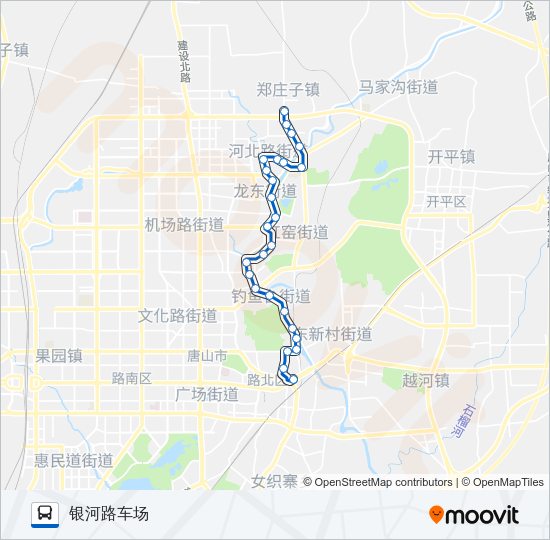 公交52路的线路图