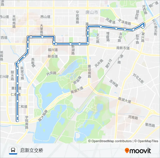 54路 Bus Line Map