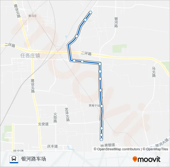 57路 Bus Line Map