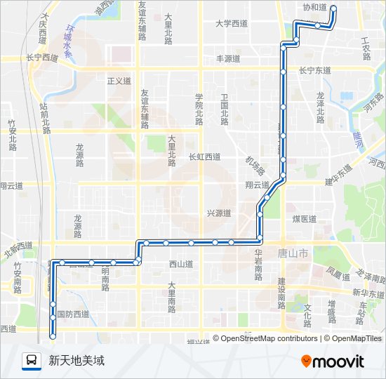 公交59路的线路图