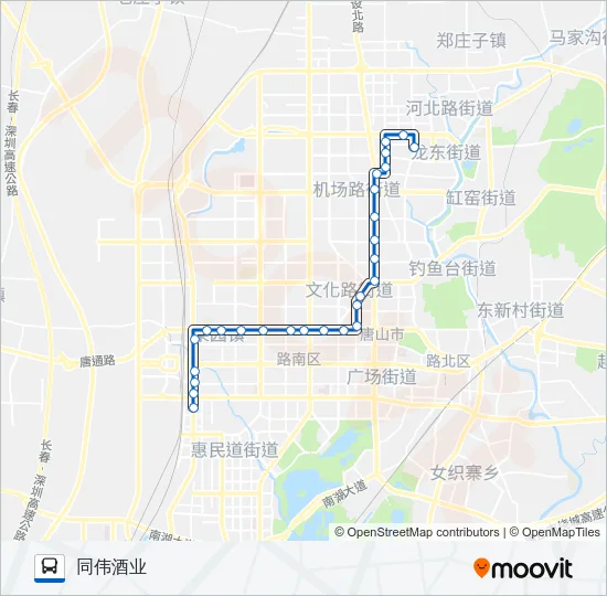59路 Bus Line Map