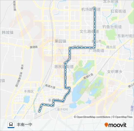 61路 Bus Line Map
