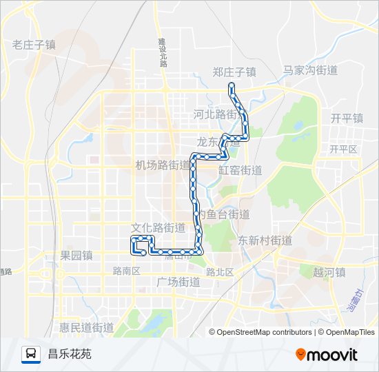 公交62路的线路图