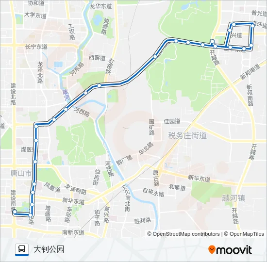 63路 Bus Line Map