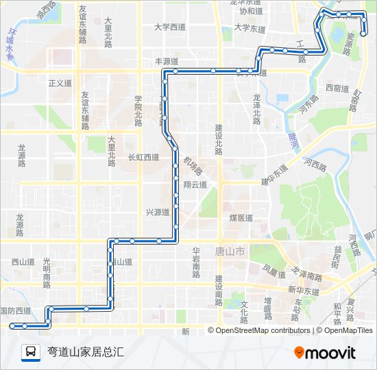 公交68路的线路图