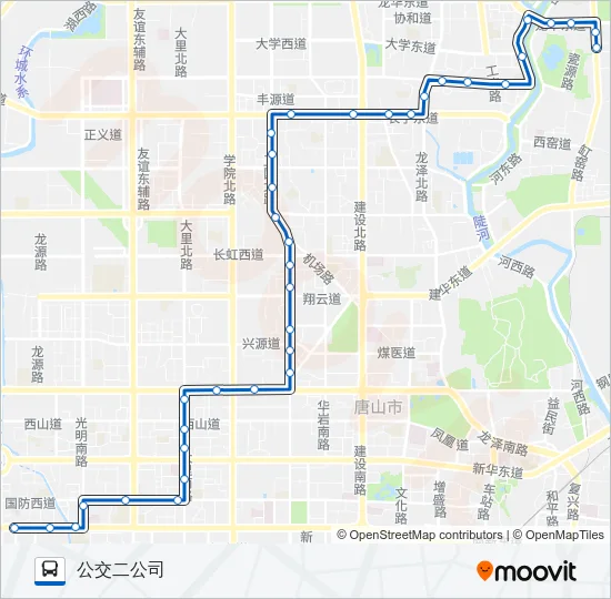 68路 Bus Line Map