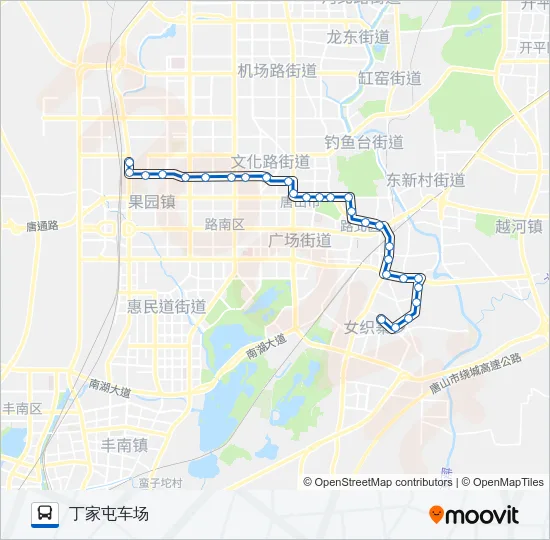 77路 Bus Line Map