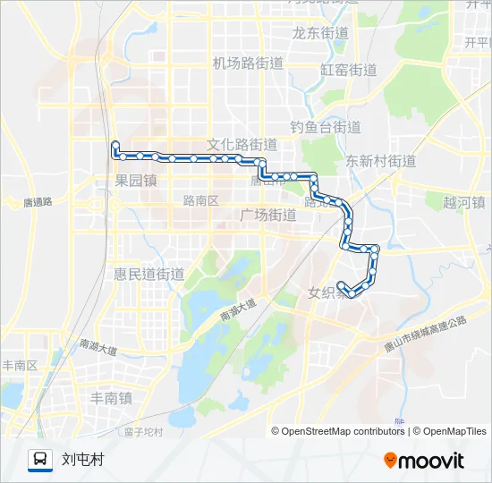 77路 Bus Line Map