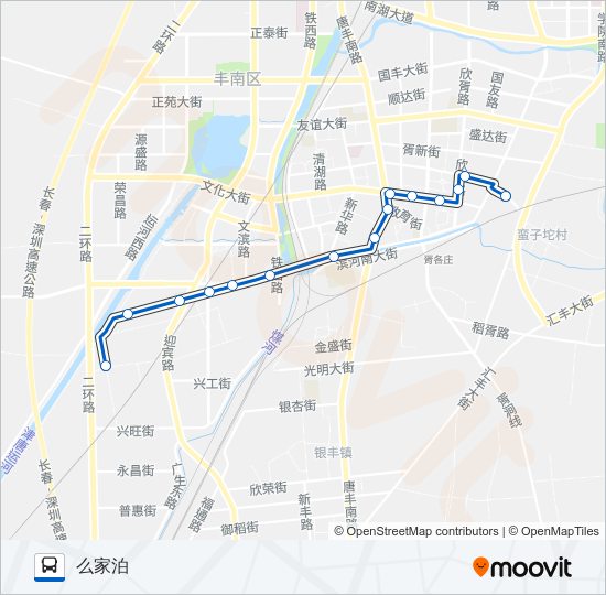 公交87路的线路图