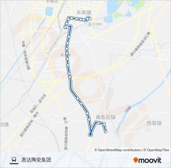 公交88路的线路图