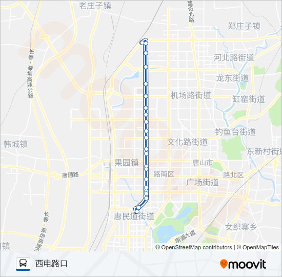 公交98路的线路图