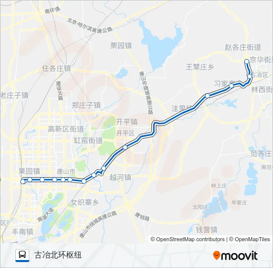 K2路 Bus Line Map