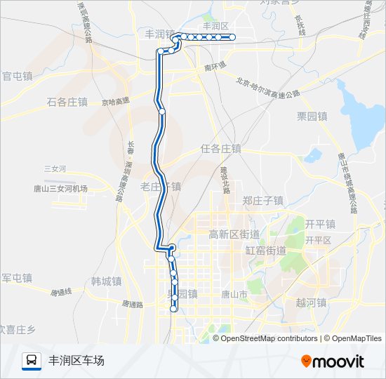 K3路 bus Line Map
